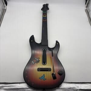 Guitar Hero PS3 Sunburst Wireless Guitar 95451.805 Red Octane no dongle Tested